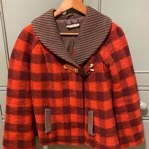 Free People Plaid Jacket